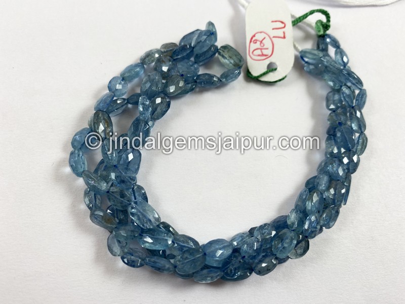 Santa Maria Aquamarine Faceted Oval Beads